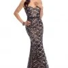 Clarisse - 8017 Sequined Lace Sweetheart Trumpet Dress