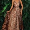 Clarisse - 810250 Sequin Print A-Line Gown 2 Clarisse - 810250 Sequin Print A-Line Gown