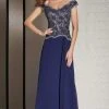 Clarisse - M6254 Off -Shoulder Floral Lace Gown 2 Clarisse - M6254 Off -Shoulder Floral Lace Gown