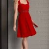 Clarisse - M6261 Ruched Sweetheart Flare Dress 2 Clarisse - M6261 Ruched Sweetheart Flare Dress