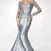 Clarisse - M6523 Embellished Illusion Bateau Mikado Mermaid Gown