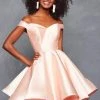 Clarisse - S3442 Bare Off Shoulder A Line Cocktail Dress 1 Clarisse - S3442 Bare Off Shoulder A Line Cocktail Dress