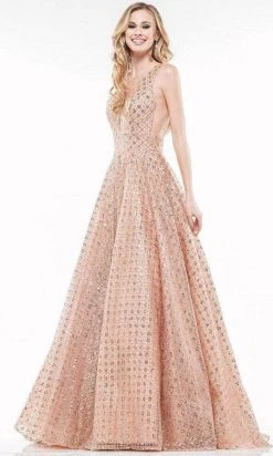 Colors Dress 2170 - Glitter Sequin A-Line Prom Dress 15 Colors Dress 2170 - Glitter Sequin A-Line Prom Dress