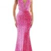 Colors Dress - 2459 Sequin Plunging Sweetheart Mermaid Dress 2 Colors Dress - 2459 Sequin Plunging Sweetheart Mermaid Dress