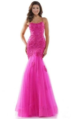 Colors Dress - 2490 Embellished Glitter Mermaid Gown