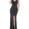 Colors Dress - 2659 Spaghetti Strap Sequin Gown