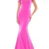Colors Dress - 2709 Off Shoulder Draped Mermaid Gown 1 Colors Dress - 2709 Off Shoulder Draped Mermaid Gown