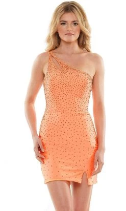 Colors Dress 2776 - One Shoulder Asymmetrical Cocktail Dress 9 Colors Dress 2776 - One Shoulder Asymmetrical Cocktail Dress