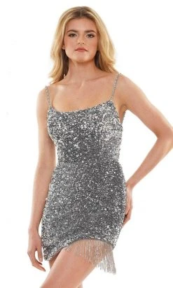 Colors Dress 2783 - Sleeveless Sequin Cocktail Dress