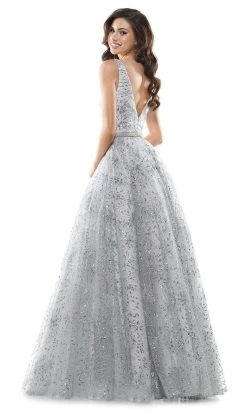 Colors Dress - G942 V-Neck Glittering Ballgown 12 Colors Dress - G942 V-Neck Glittering Ballgown