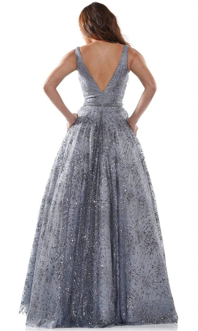 Colors Dress - G942 V-Neck Glittering Ballgown 4 Colors Dress - G942 V-Neck Glittering Ballgown