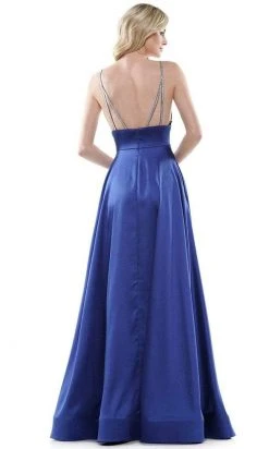 Colors Dress - G968 Strappy Satin A-Line Gown 13 Colors Dress - G968 Strappy Satin A-Line Gown