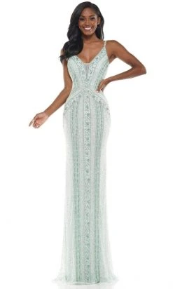 Colors Dress - K108 Sleeveless Fitted Sheath Dress