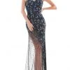 Colors Dress K121 - Fully Sequined Sweetheart Long Gown