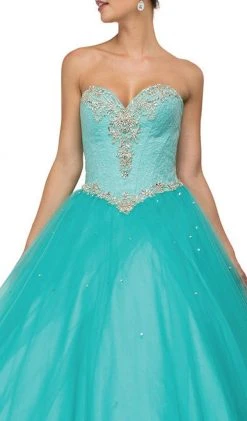 Dancing Queen - 1111 Beaded Sweetheart Quinceanera Ballgown