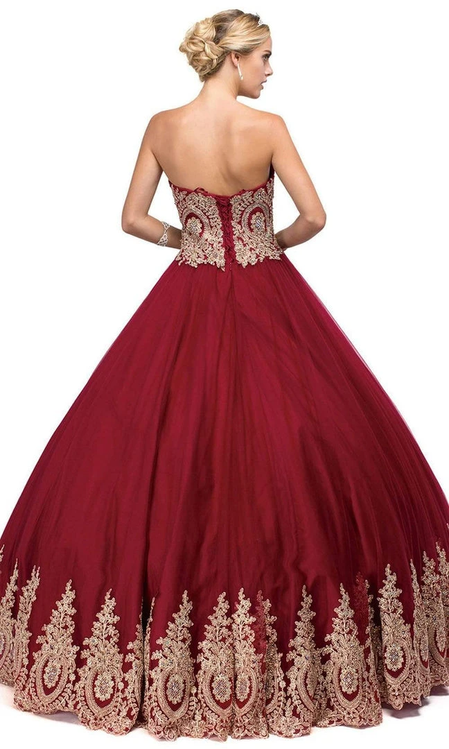 Dancing Queen - 1115 Bead Embellished Sweetheart Formal Ball Gown 4 Dancing Queen - 1115 Bead Embellished Sweetheart Formal Ball Gown
