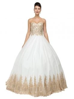 Dancing Queen - 1115 Bead Embellished Sweetheart Formal Ball Gown 14 Dancing Queen - 1115 Bead Embellished Sweetheart Formal Ball Gown
