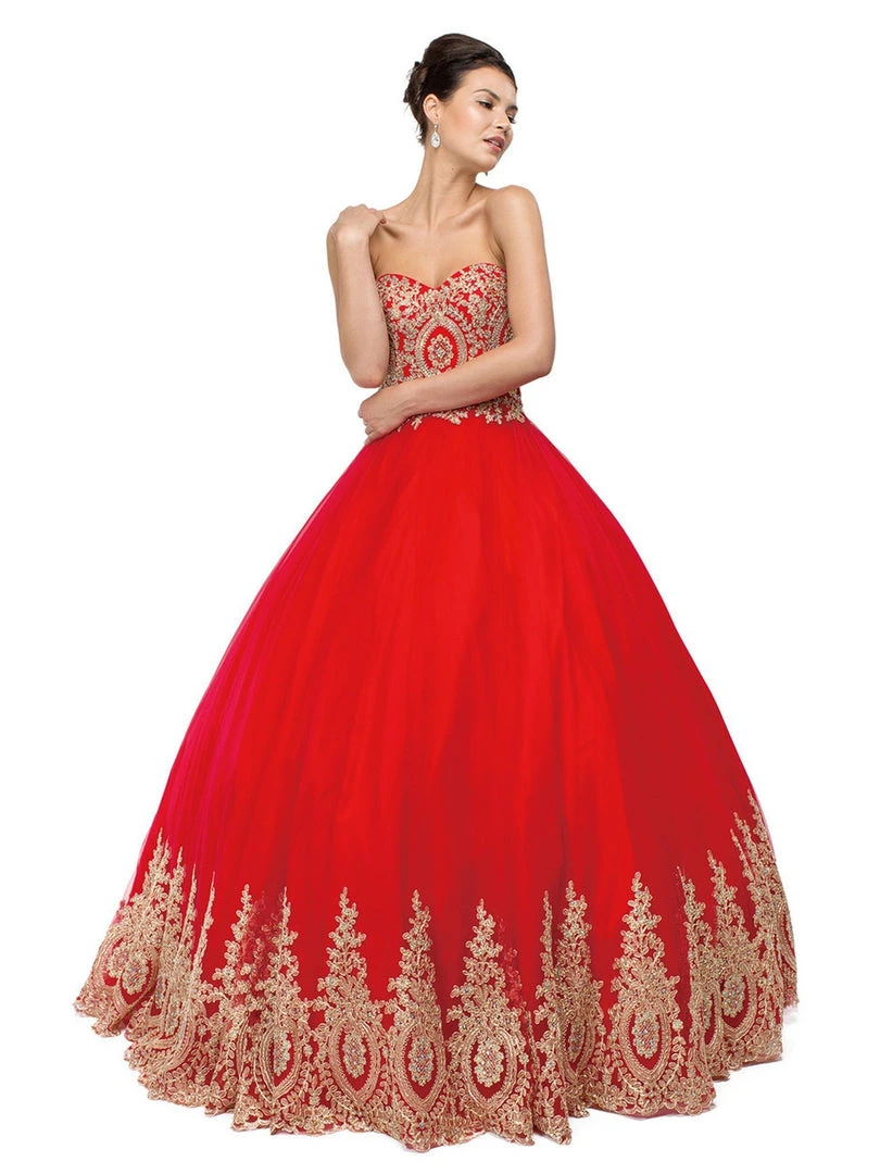 Dancing Queen - 1115 Bead Embellished Sweetheart Formal Ball Gown 7 Dancing Queen - 1115 Bead Embellished Sweetheart Formal Ball Gown