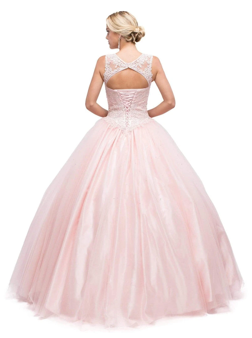 Dancing Queen - 1152 Sleeveless Beaded Quinceanera Ballgown 5 Dancing Queen - 1152 Sleeveless Beaded Quinceanera Ballgown