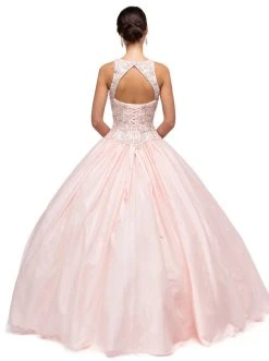 Dancing Queen - 1164 Sleeveless Jewel Embellished Quinceanera Ball Gown