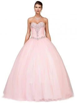 Dancing Queen - 1167 Cap Sleeves Sweetheart Enchanted Ornate Evening Gown