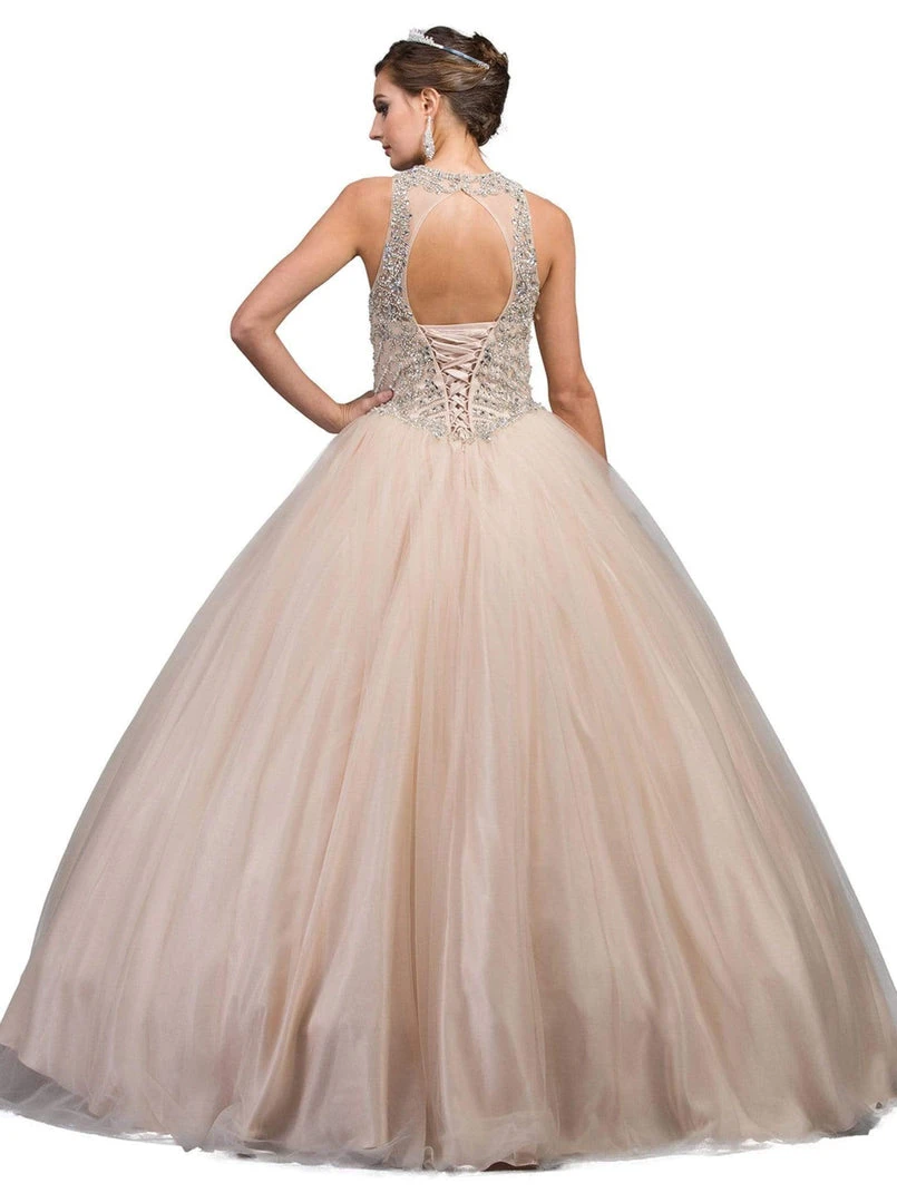 Dancing Queen - 1205 Embellished Jewel Quinceanera Gown 8 Dancing Queen - 1205 Embellished Jewel Quinceanera Gown