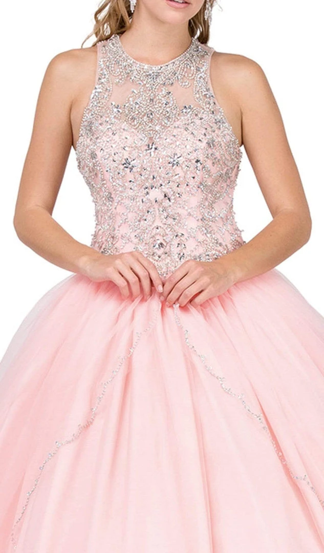 Dancing Queen - 1205 Embellished Jewel Quinceanera Gown 4 Dancing Queen - 1205 Embellished Jewel Quinceanera Gown