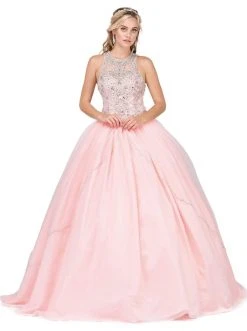 Dancing Queen - 1205 Embellished Jewel Quinceanera Gown
