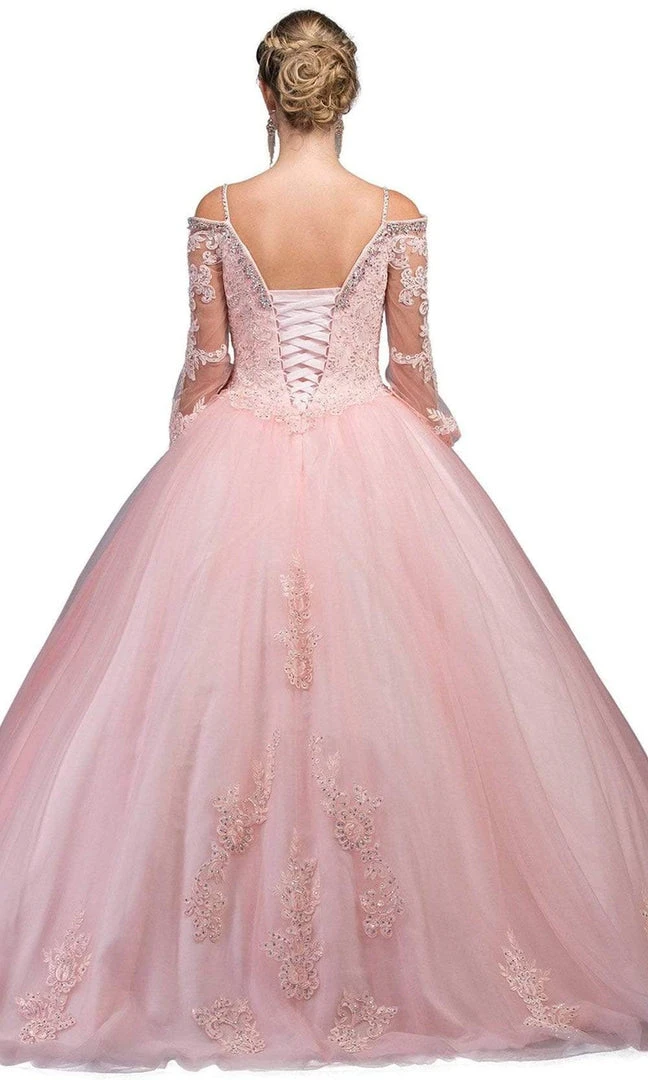 Dancing Queen - 1266 Embellished Lace Fantasy Ballgown 4 Dancing Queen - 1266 Embellished Lace Fantasy Ballgown