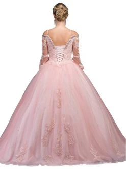 Dancing Queen - 1266 Embellished Lace Fantasy Ballgown 9 Dancing Queen - 1266 Embellished Lace Fantasy Ballgown