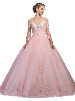 Dancing Queen - 1266 Embellished Lace Fantasy Ballgown 8 Dancing Queen - 1266 Embellished Lace Fantasy Ballgown