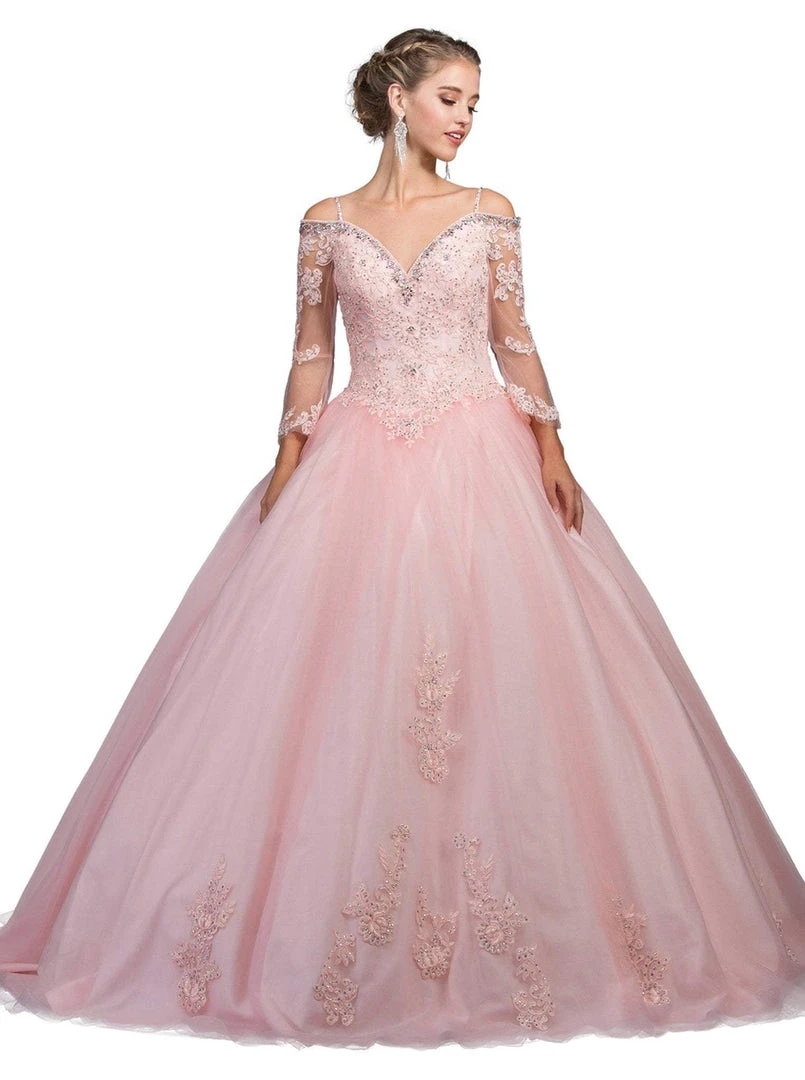 Dancing Queen - 1266 Embellished Lace Fantasy Ballgown 5 Dancing Queen - 1266 Embellished Lace Fantasy Ballgown