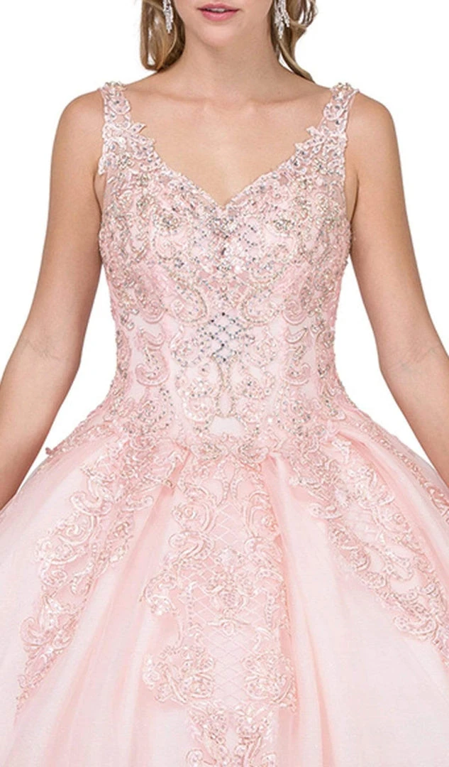 Dancing Queen - 1271 Beaded Off-Shoulder Quinceanera Gown 4 Dancing Queen - 1271 Beaded Off-Shoulder Quinceanera Gown