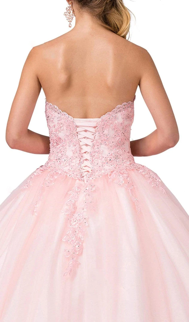 Dancing Queen - 1337 Lace Appliqued Sweetheart Bodice Ballgown 6 Dancing Queen - 1337 Lace Appliqued Sweetheart Bodice Ballgown