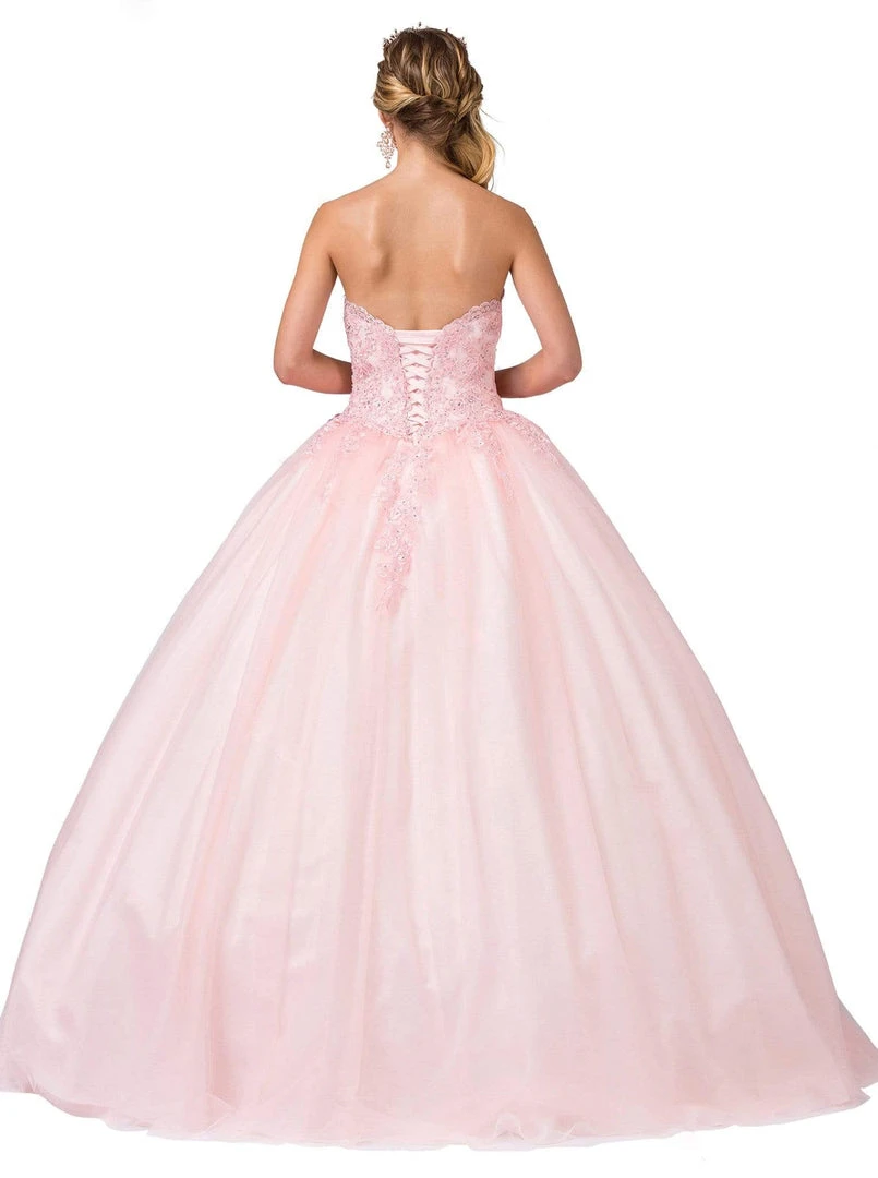 Dancing Queen - 1337 Lace Appliqued Sweetheart Bodice Ballgown 4 Dancing Queen - 1337 Lace Appliqued Sweetheart Bodice Ballgown