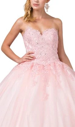 Dancing Queen - 1337 Lace Appliqued Sweetheart Bodice Ballgown 10 Dancing Queen - 1337 Lace Appliqued Sweetheart Bodice Ballgown