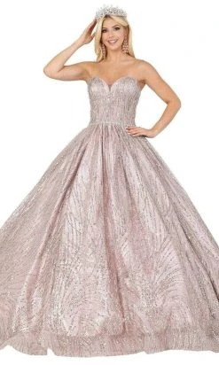 Dancing Queen - 1453 Embellished Strapless Sweetheart Ballgown 9 Dancing Queen - 1453 Embellished Strapless Sweetheart Ballgown