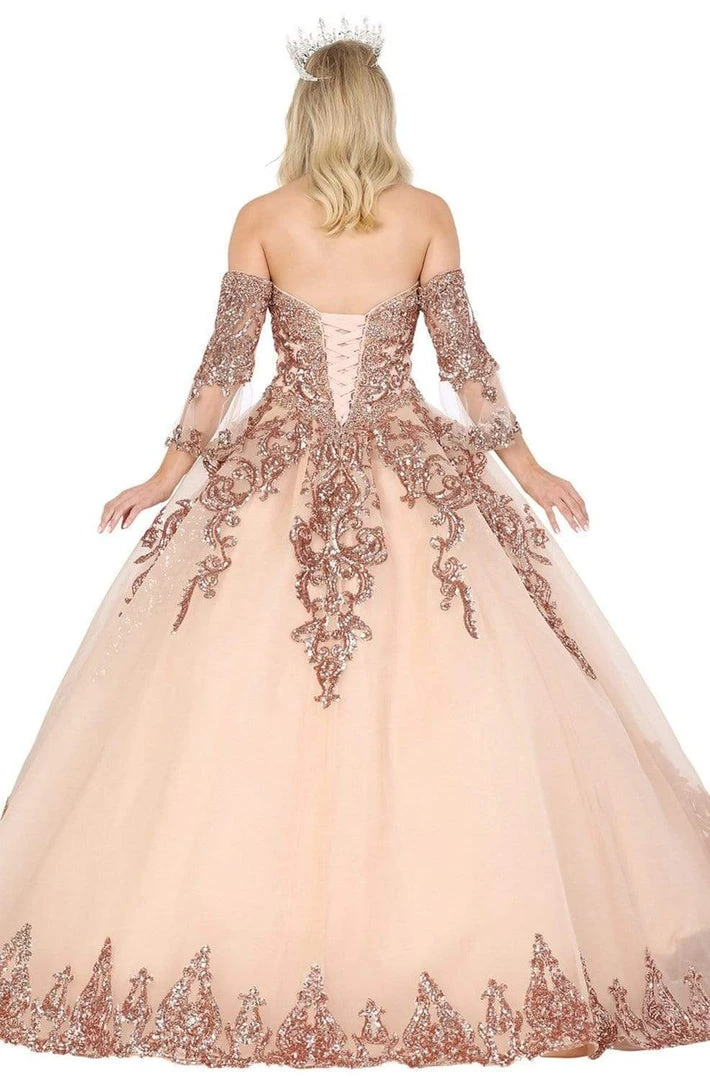 Dancing Queen - 1512 Embellished Strapless Sweetheart Ballgown 5 Dancing Queen - 1512 Embellished Strapless Sweetheart Ballgown