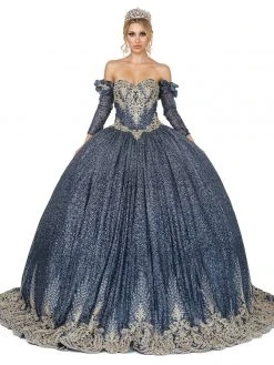 Dancing Queen - 1568 Beaded Long Sleeve Ballgown 7 Dancing Queen - 1568 Beaded Long Sleeve Ballgown