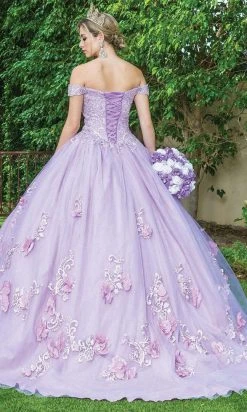 Dancing Queen - 1598 Floral Accented Ballgown