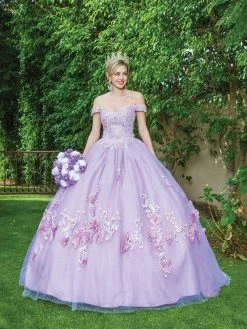Dancing Queen - 1598 Floral Accented Ballgown