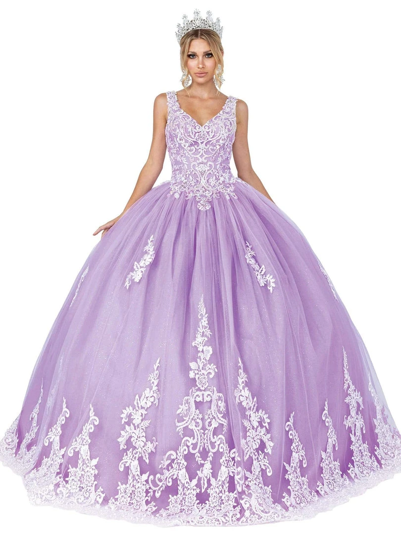 Dancing Queen - 1608 Floral Lace Ballgown 5 Dancing Queen - 1608 Floral Lace Ballgown