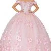 Dancing Queen - 1613 Floral Adorned Ballgown 2 Dancing Queen - 1613 Floral Adorned Ballgown