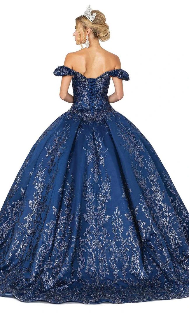 Dancing Queen - 1643 Beaded Sweetheart Glittery Gown 4 Dancing Queen - 1643 Beaded Sweetheart Glittery Gown