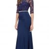 Dancing Queen - 2201 Floral Lace Fitted Prom Gown 2 Dancing Queen - 2201 Floral Lace Fitted Prom Gown