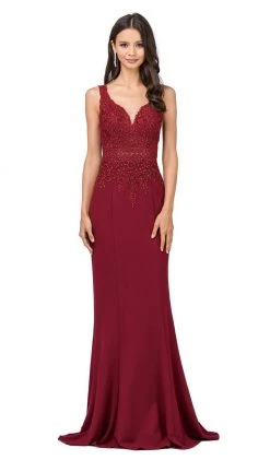 Dancing Queen - 2392 Beaded Fitted Prom Dress