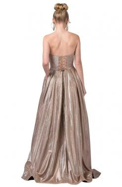 Dancing Queen - 2651 Strapless Sweetheart A-line Dress