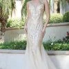 Dancing Queen - 2972 Embellished Tulle Godets Trumpet Prom Dress