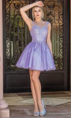 Dancing Queen 3287 - Embroidered Sweetheart Cocktail Dress