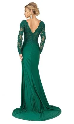 Dancing Queen - 4124 Scallop Embroidered Evening Gown
